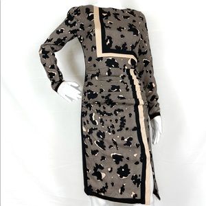 Tracy Reese Leopard Print Bodycon Dress 4